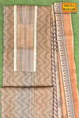 Mehndi Printed Suit Set with Dupatta
