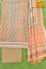 Mehndi Printed Suit Set with Dupatta