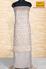 Tussar Cotton Weaving Unstitched Suit Set