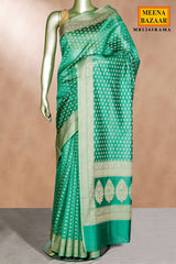 Rama Buti Woven Cotton Saree