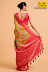 Mustard Silk Weaving Saree Elegant Festive & Traditional Wear