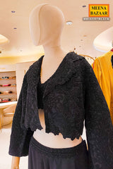 Embroidered Party Wear Indo Western Set