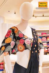 Floral Embroidered Ready To Wear Saree