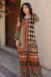 Multi Printed Crepe Kurti