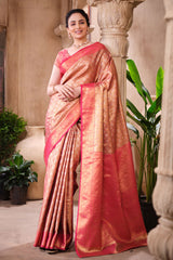Rani Silk Weaving Saree Regal Traditional & Festive Wear