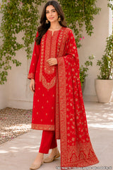 Red Suit Set with Dupatta