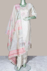 Tussar Cotton Ready Made Suit with Classic Ethnic Appeal
