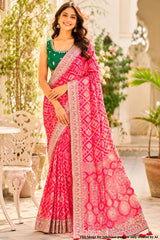 Royal Rani Khaddi Saree – Elegant Traditional Drape