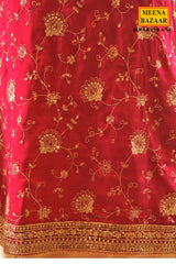 Rani Ombre Saree with Golden Border