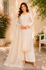 Tussar Cotton Unstitched Suit with Elegant Embroidery Work
