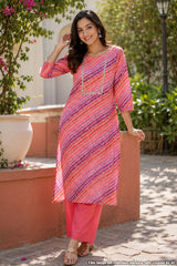 Pink Lightweight Kurti