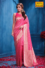 Rani Silk Weaving Saree Elegant Traditional Indian Saree for Women