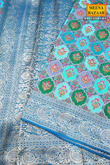 Rama Silk Weaving Saree Elegant Traditional & Festive Wear