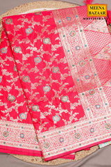 Heritage Rani Silk Saree with Weaving Jal