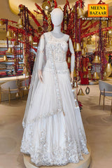 Ethereal Tussar Lehenga Set With Corset Blouse