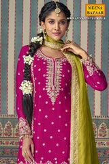 Rani Georgette Embroidered Suit