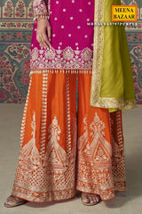 Rani Georgette Embroidered Suit