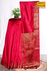 Rani Silk Saree with Signature Woven Elegance
