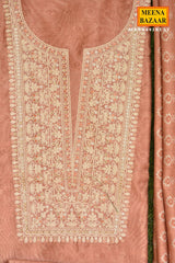 Rust Kurta Set with Printed Dupatta