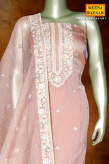 Gajri Tissue Unstitched Suit with Exquisite Sequin & Embroidery Work