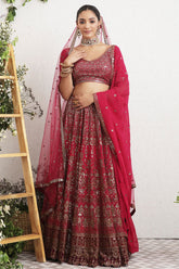 Rani Embroidered Georgette Lehenga