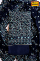 Navy Suit Piece Bold Meets Classic Unstitched Suit
