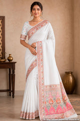 Tussar Silk Woven Saree for Women Elegant Traditional Ethnic Saree