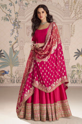 Rani Silk Embroidered Gown