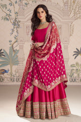 Rani Silk Embroidered Gown