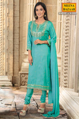Rama Sequin Embroidered Unstitched Suit
