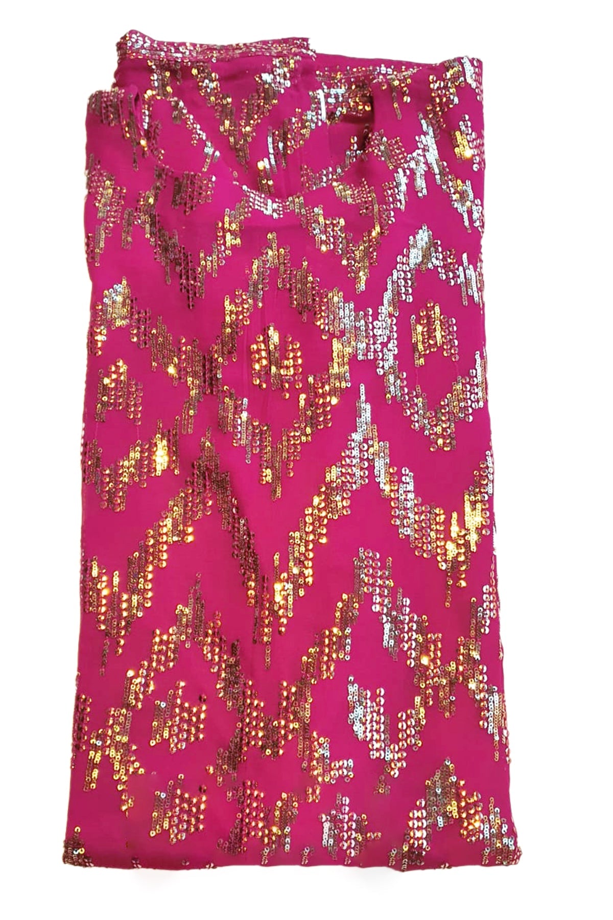 Rani Georgette Sequins Embroidered Unstitched Suit