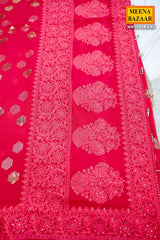 Royal Rani Georgette Saree with Exquisite Embroidery Saree