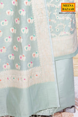 Pista Cotton Weaving Unstitched Suit Set