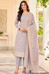 Tussar Cotton Weaving Unstitched Suit Set