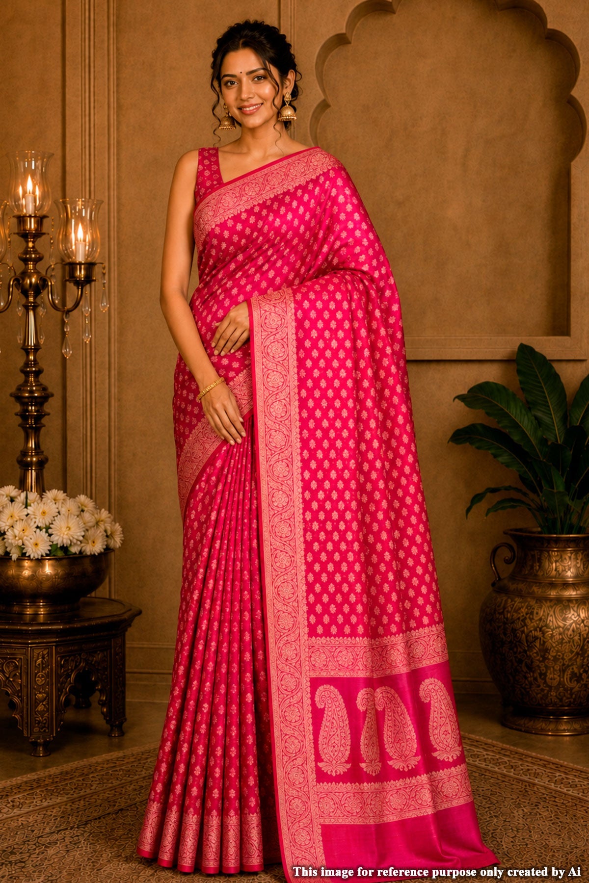 Rani Buti Woven Cotton Saree