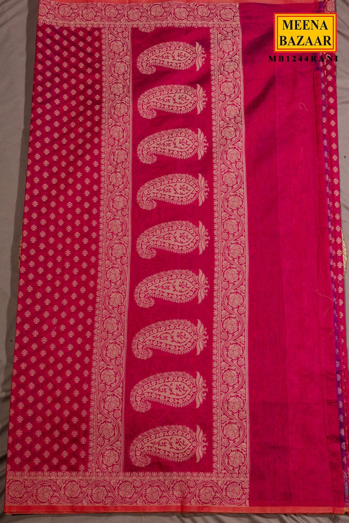 Rani Buti Woven Cotton Saree