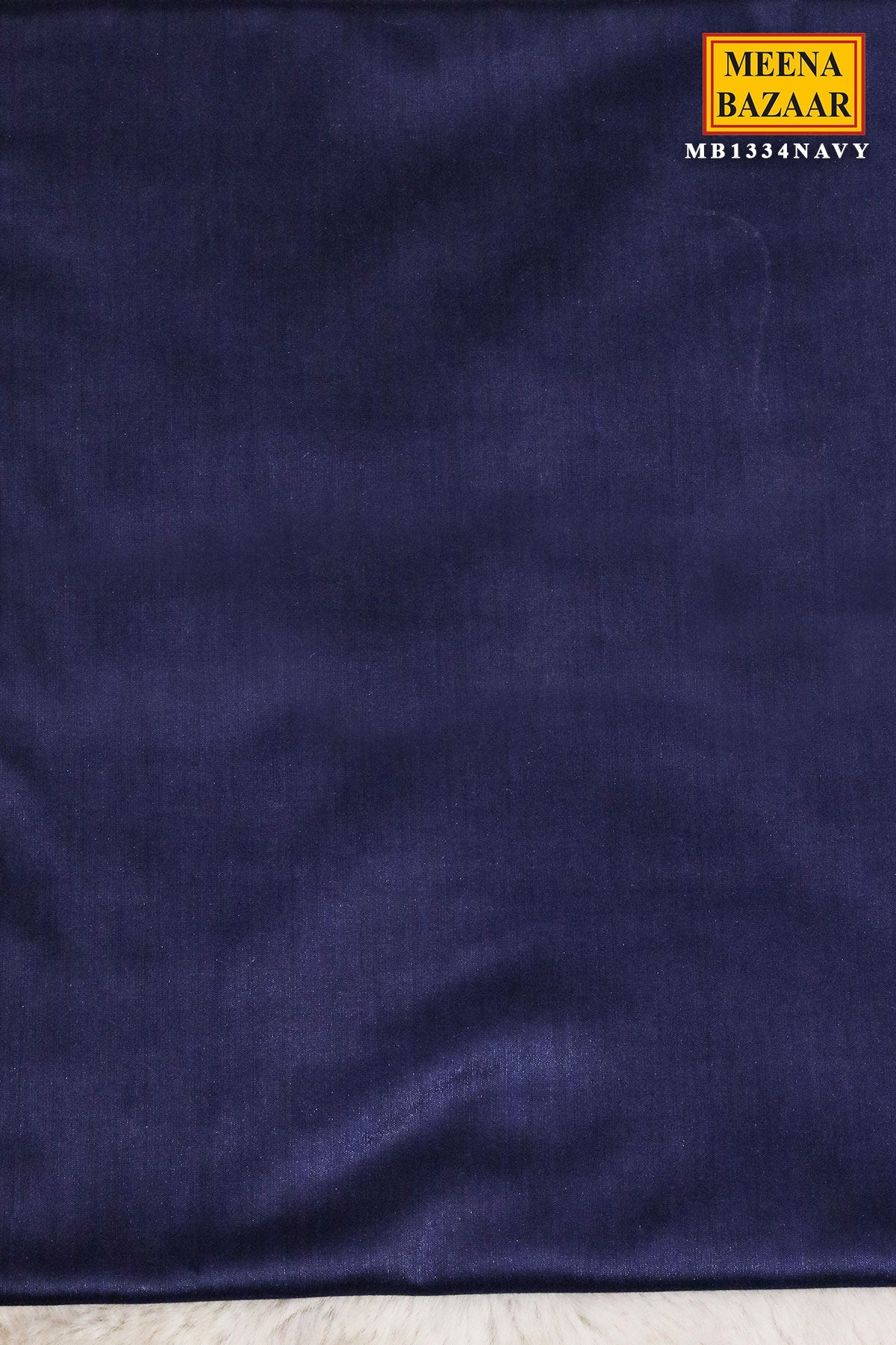Navy Chanderi Weaving Suit Set