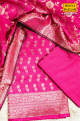 Rani Chanderi Weaving Suit Set