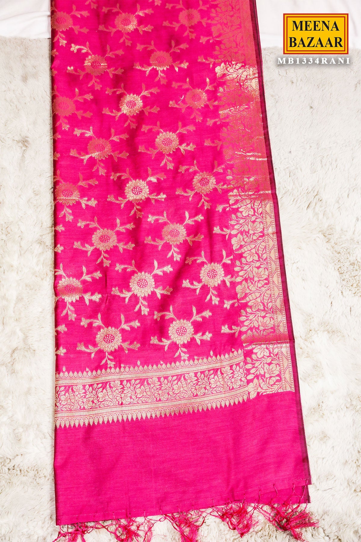 Rani Chanderi Weaving Suit Set