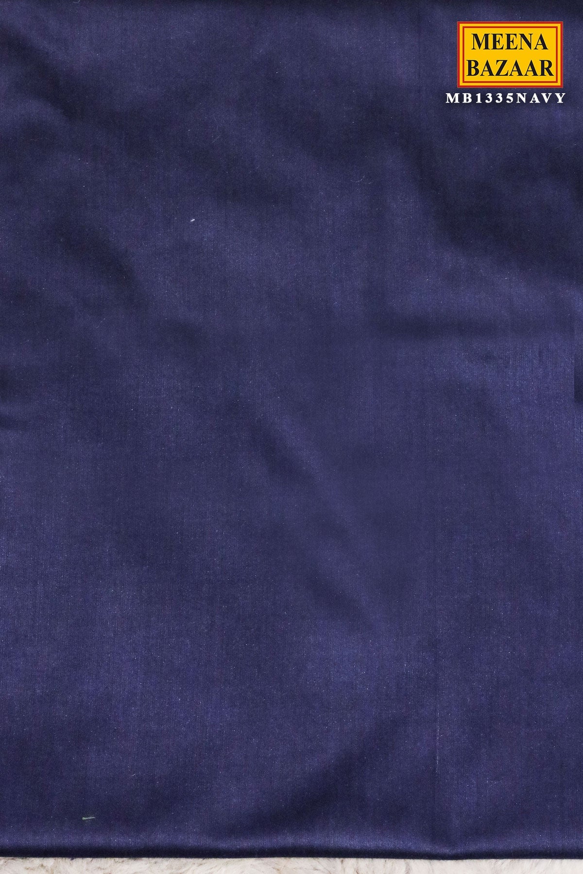 Navy Chanderi Weaving Suit Set