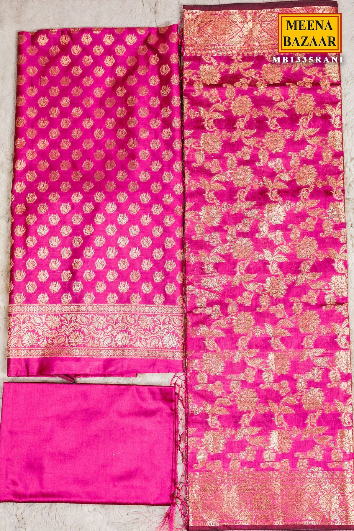 Rani Chanderi Weaving Suit Set