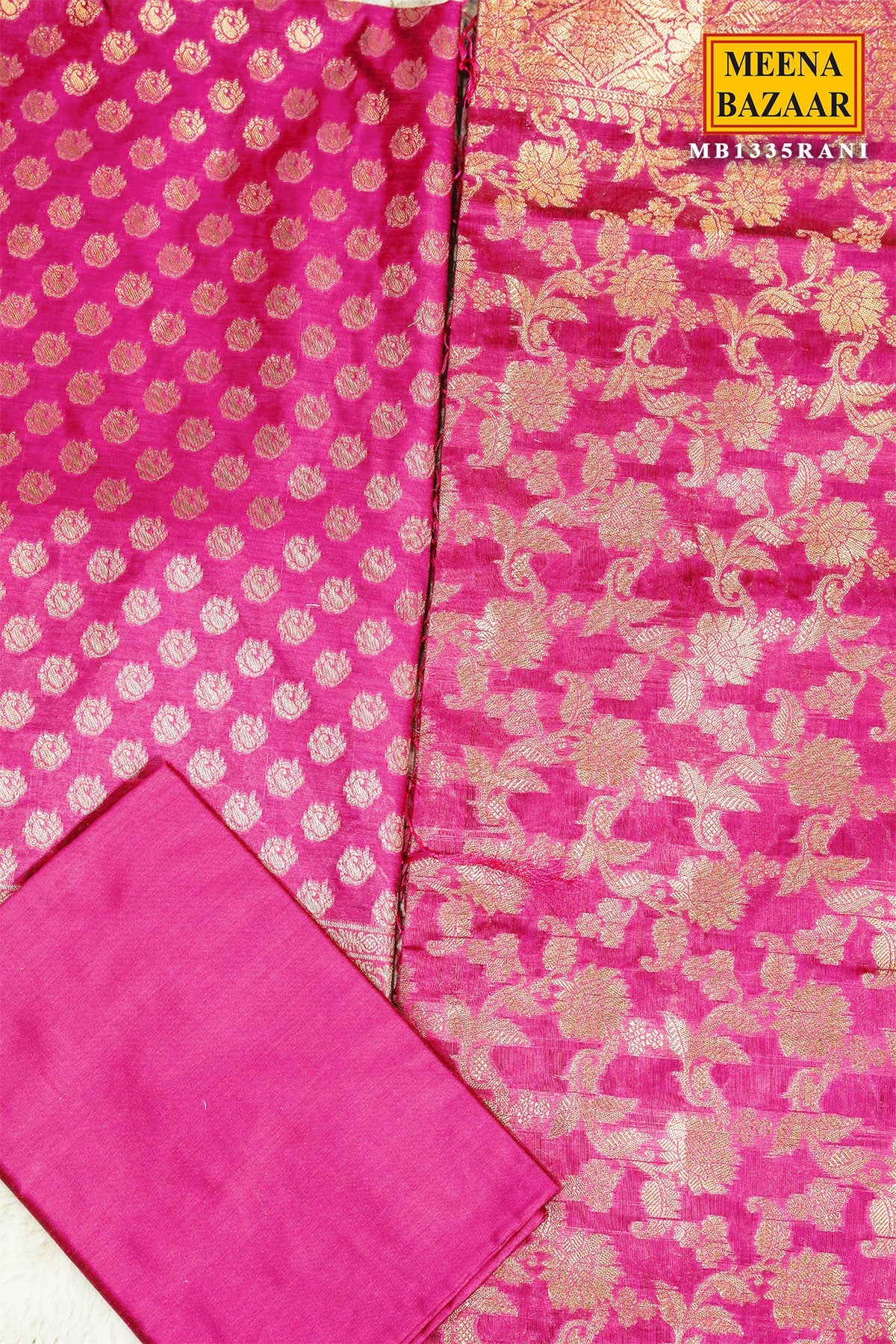Rani Chanderi Weaving Suit Set