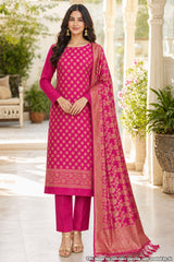 Rani Chanderi Weaving Suit Set