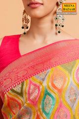 Mustard Silk Weaving Saree Elegant Festive & Traditional Wear