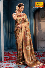 Tussar Silk Weaving Saree Elegant Festive & Traditional Wear