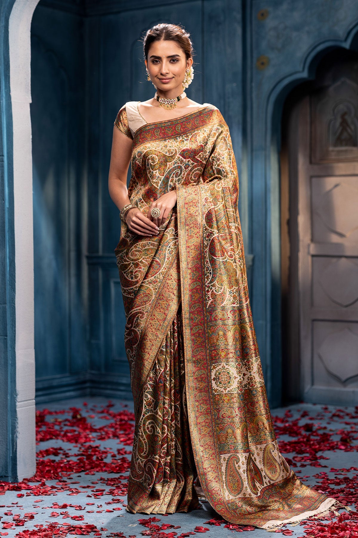 Tussar Silk Weaving Saree Elegant Festive & Traditional Wear