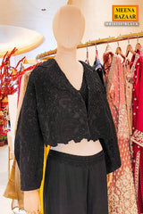 Embroidered Party Wear Indo Western Set