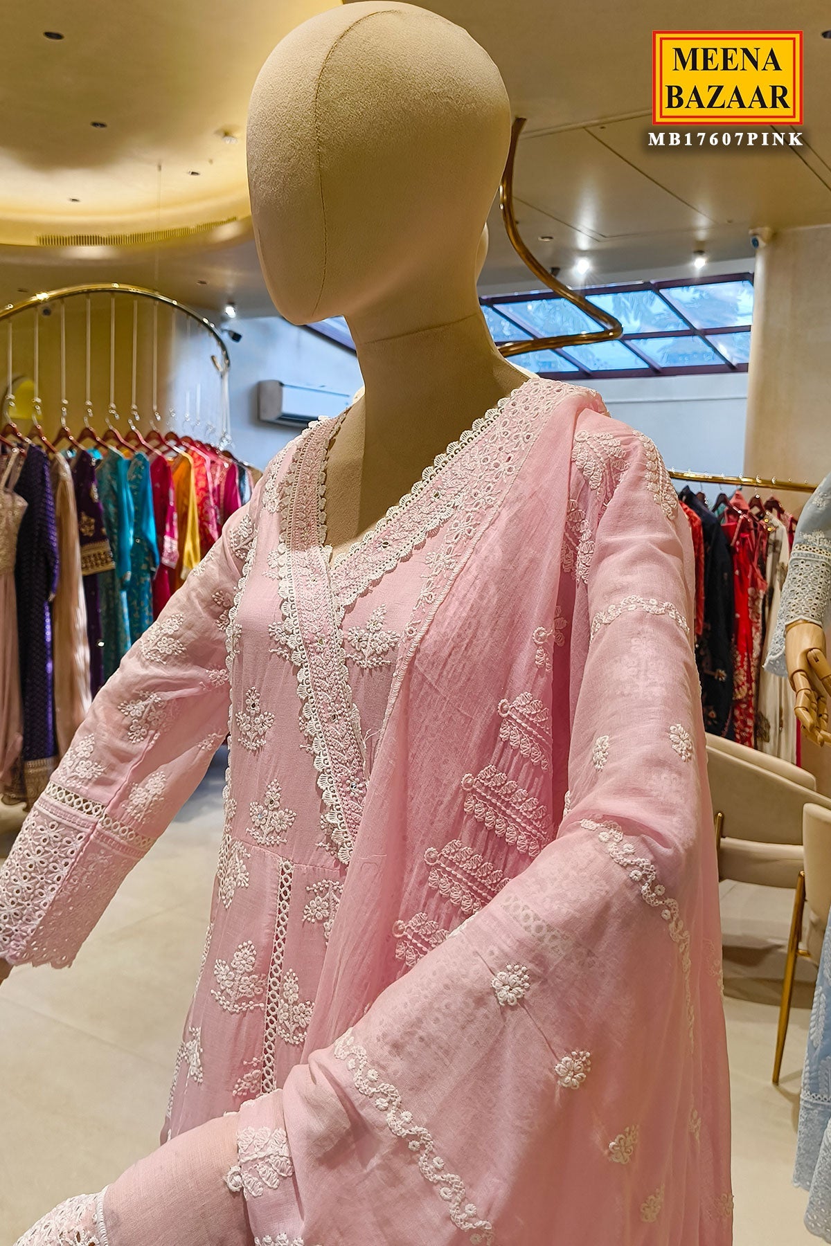 Summer Staple Pink Kurta Pant Set With Dupatta