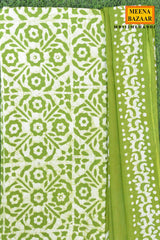 Mehandi Green Printed Kurta Set with Dupatta