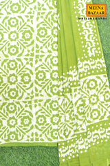 Mehandi Green Printed Kurta Set with Dupatta